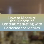 How to Measure the Success of Content Marketing with Performance Metrics