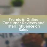 Trends in Online Consumer Reviews and Their Influence on Sales